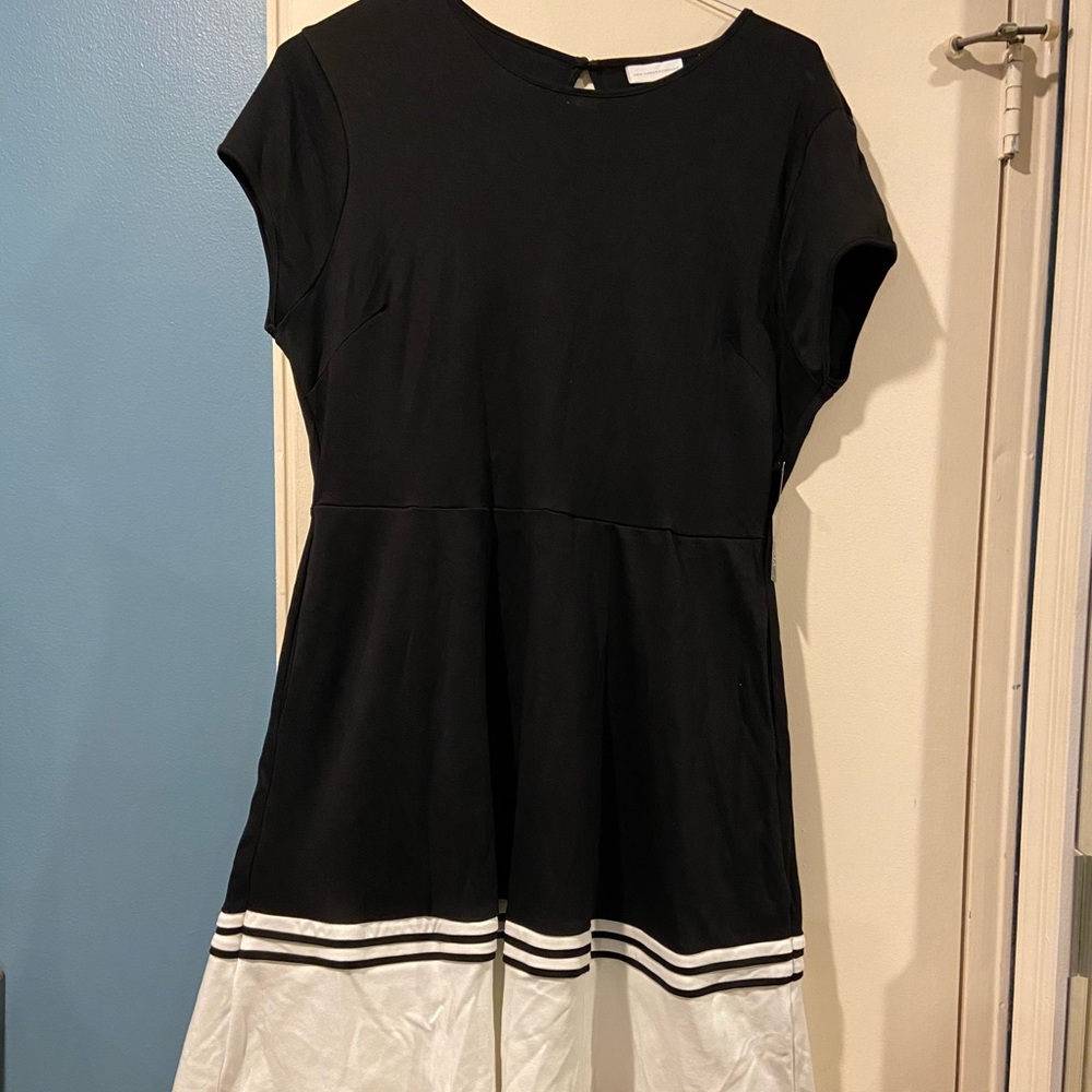 Black and white dress